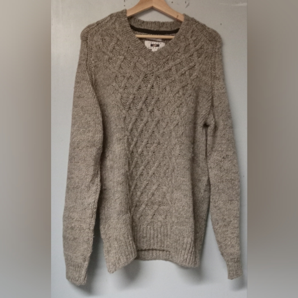 Joseph Abboud Men's V Neck Sweater Sz Med Italian Yarn